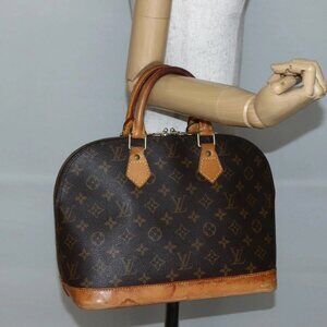 LOUIS VUITTON Monogram Alma Hand Bag M51130 LV Auth BA5855